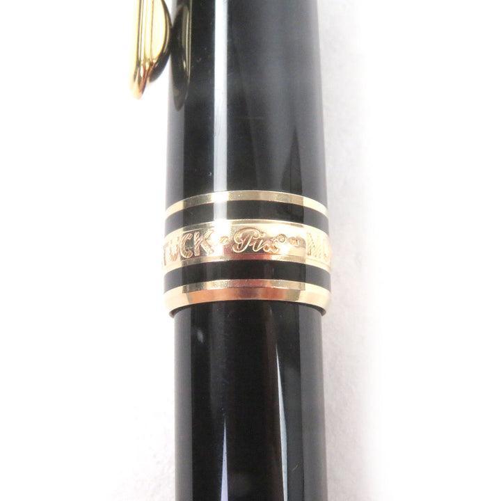極美品□MONTBLANC モンブラン マイスターシュテュック クラシック ツイスト式 ボールペン ブラック ゴールド ドイツ製 筆記確認済み