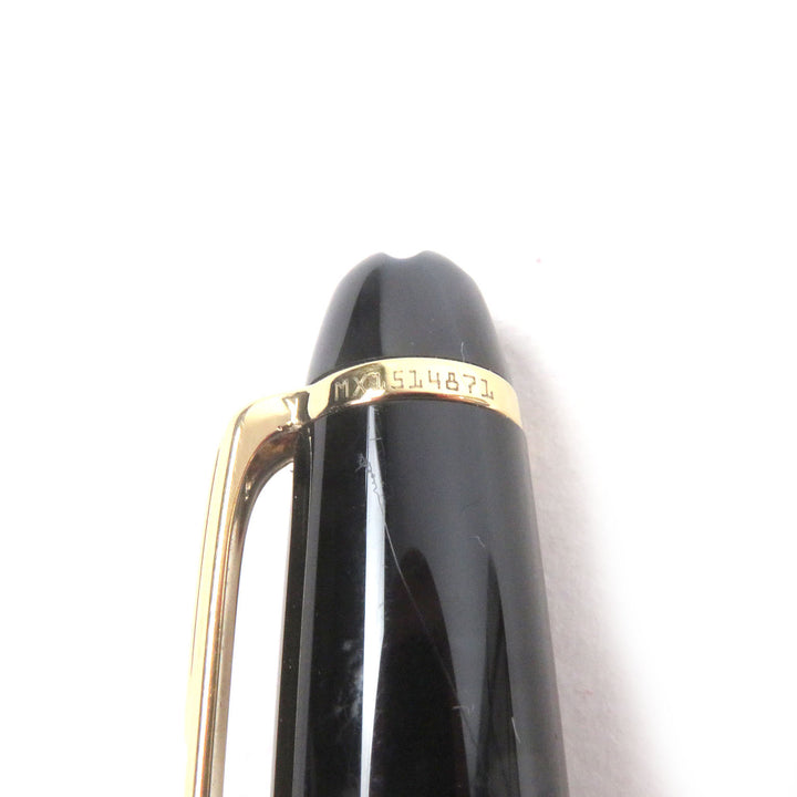 極美品□MONTBLANC モンブラン マイスターシュテュック クラシック ツイスト式 ボールペン ブラック ゴールド ドイツ製 筆記確認済み