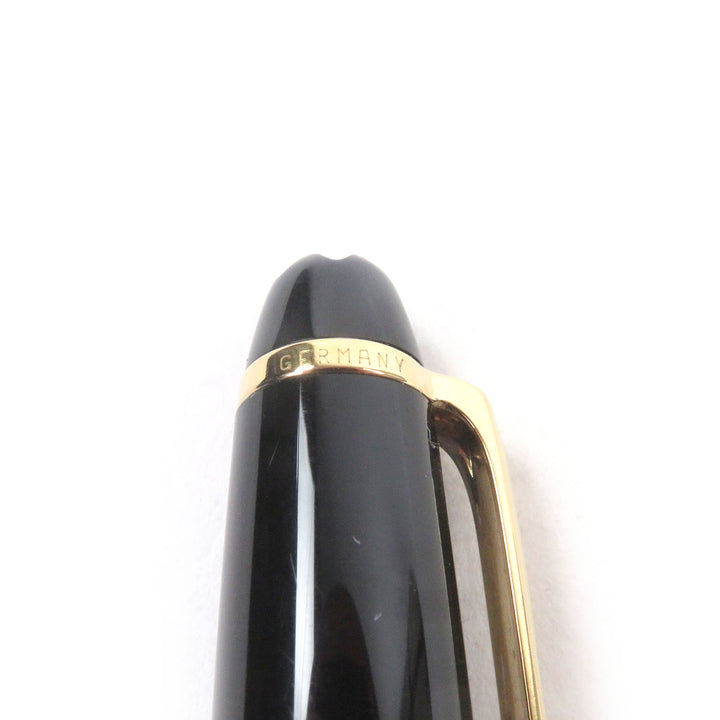 極美品□MONTBLANC モンブラン マイスターシュテュック クラシック ツイスト式 ボールペン ブラック ゴールド ドイツ製 筆記確認済み