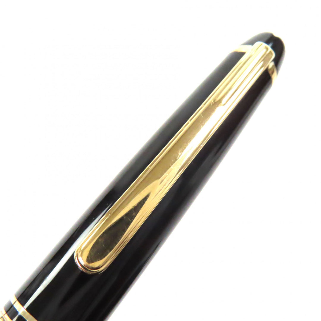 良品▼MONTBLANC モンブラン マイスターシュテュック クラシック ホワイトスター ツイスト式 ボールペン ブラック ゴールド 筆記確認済み
