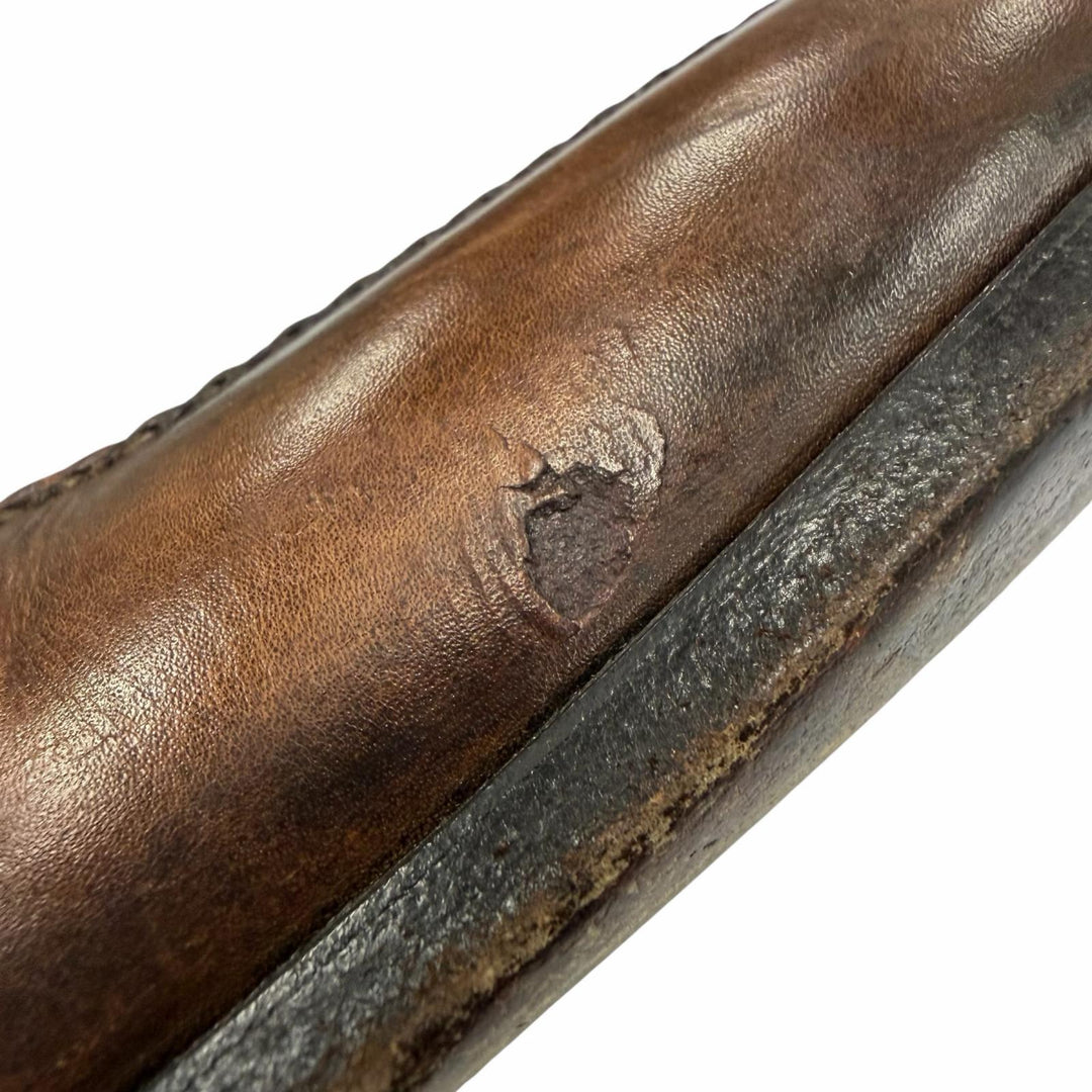 【ドンドン見直し】良品▼Santoni サントーニ 12986 レザー Uチップ ビジネスシューズ ローファー ブラウン 6 イタリア製 メンズ