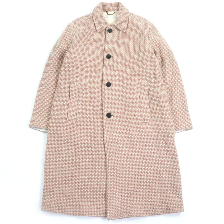 極美品□ドリスヴァンノッテン 23AW LOVAT社製生地 RANKLE TRIS 7212 M.W. COAT ツイードコート M 正規品 メンズ 定価268400円