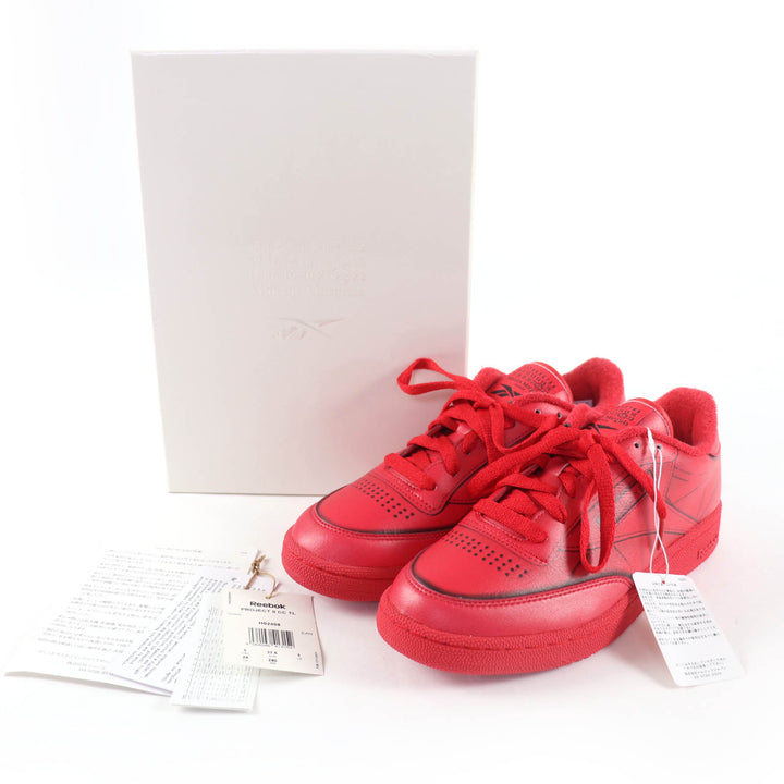 未使用品☆Maison Margiela 22×Reebok メゾンマルジェラ22×リーボック 21SS S58WS0188 PROJECT 0 CC TL スニーカー レッド 24 レディース