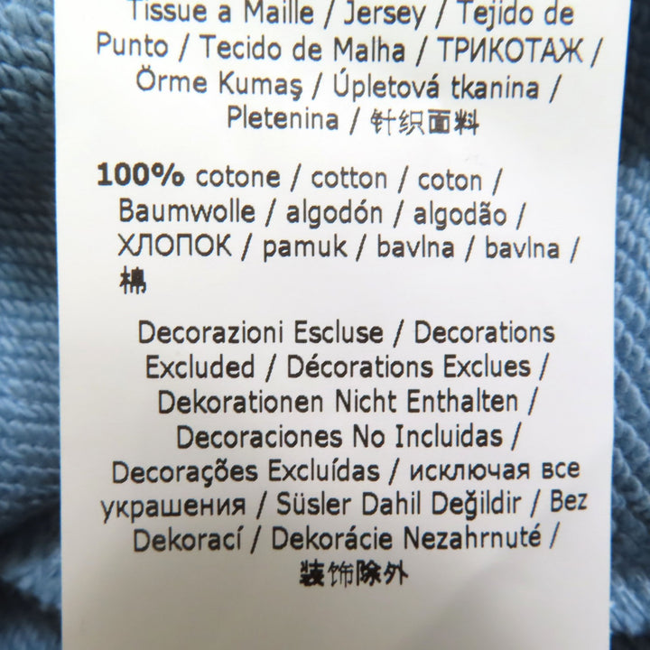 極美品◇WEEKEND MaxMara ウィークエンドマックスマーラ 2022年製 2359210337 コットン100％ ロゴ刺繍 スウェット シャツ 青系 M 正規品