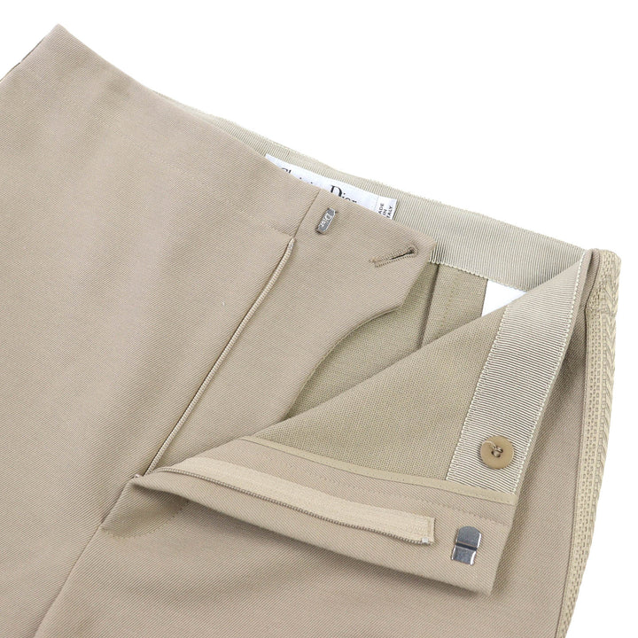 極美品△Christian Dior クリスチャンディオール 23SS 311P05A3290 コットン ストレッチ フィットパンツ ボトムス ベージュ 40 正規品