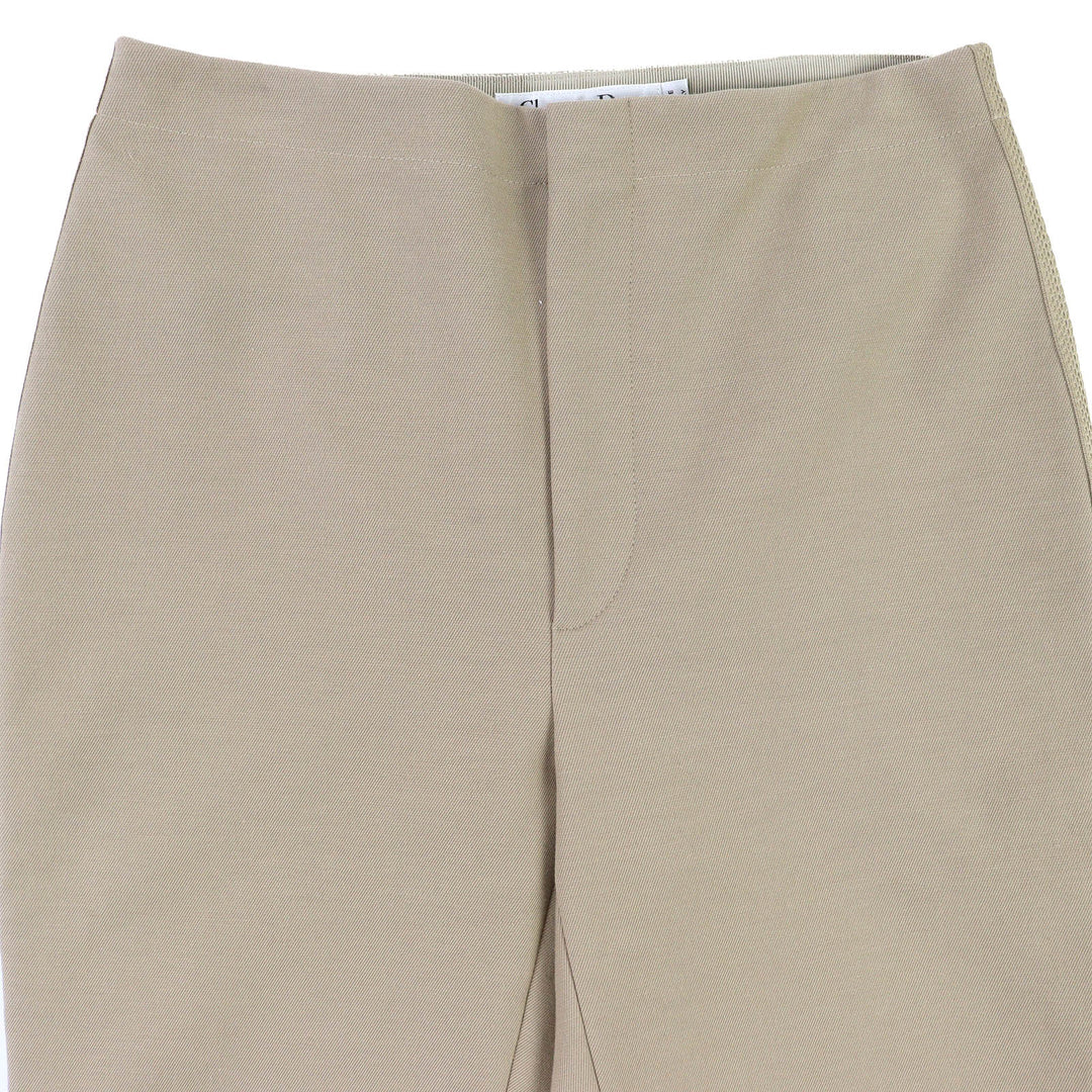 極美品△Christian Dior クリスチャンディオール 23SS 311P05A3290 コットン ストレッチ フィットパンツ ボトムス ベージュ 40 正規品