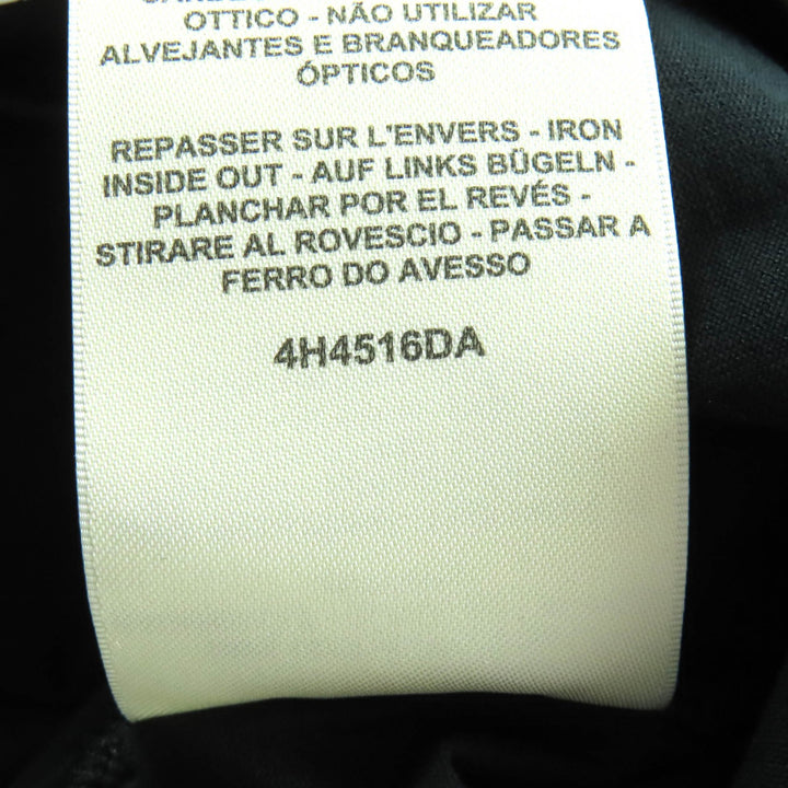 未使用品△HERMES エルメス 24AW 4H4516DA カルトゥッシュ コットン100％ クルーネック 半袖 ワンピース ブラック 36 仏製 レディース