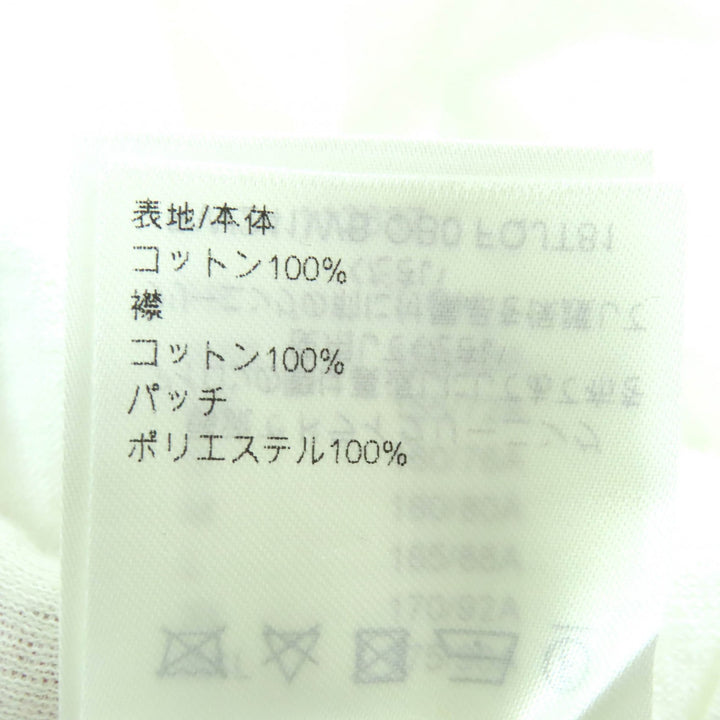 極美品△LOUIS VUITTON ルイヴィトン 24SS コットン100％ LVチェーン ロゴワッペン クルーネック 半袖Ｔシャツ ホワイト S 伊製 正規品