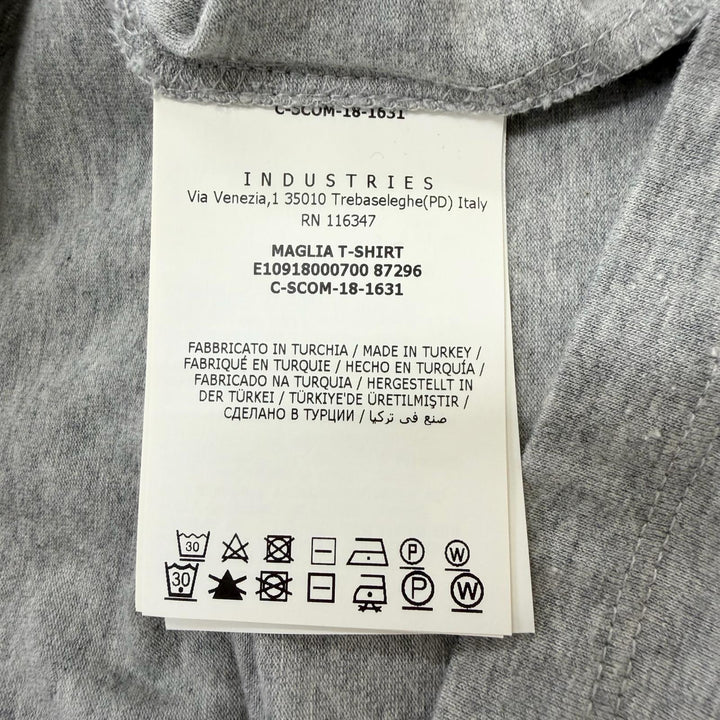 美品□MONCLER モンクレール MAGLIA T-SHIRT トリコロール ショートスリーブ 半袖 ラグランＴシャツ カットソー グレー XS 正規品 メンズ