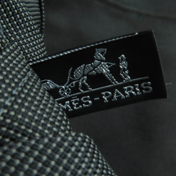 極美品☆HERMES エルメス エールライン MM セリエ金具 キャンバス トートバッグ ハンドバッグ グレー フランス製 レディース