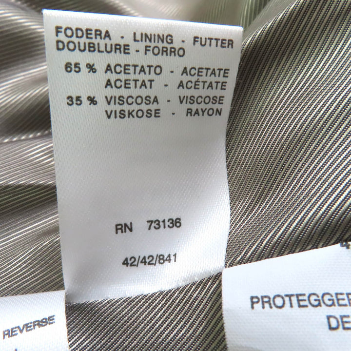 極美品◇Max Mara マックスマーラ 1600014 比翼仕立て ウール ツイード ロングコート ブラック オフホワイト 42 イタリア製 レディース