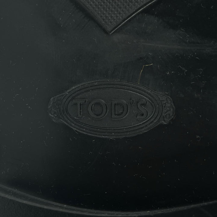 極美品▲TOD’S トッズ XXM89B0BZ60M5JB999 レースアップシューズ レザーシューズ ブラック 8.5 イタリア製 メンズ 箱・保存袋付き