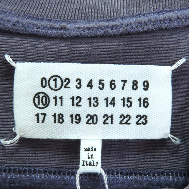 未使用品◇Maison Margiela 1 メゾンマルジェラ1 24SS S51GU0129 コットン100％ ロゴ刺繍 スウェット 長袖シャツ トレーナー XS 正規品