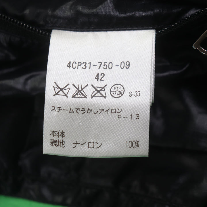 極美品▼MACKINTOSH PHILOSOPHY マッキントッシュフィロソフィー フーデッド ジップアップ ダウンコート ブラック 42 正規品　メンズ