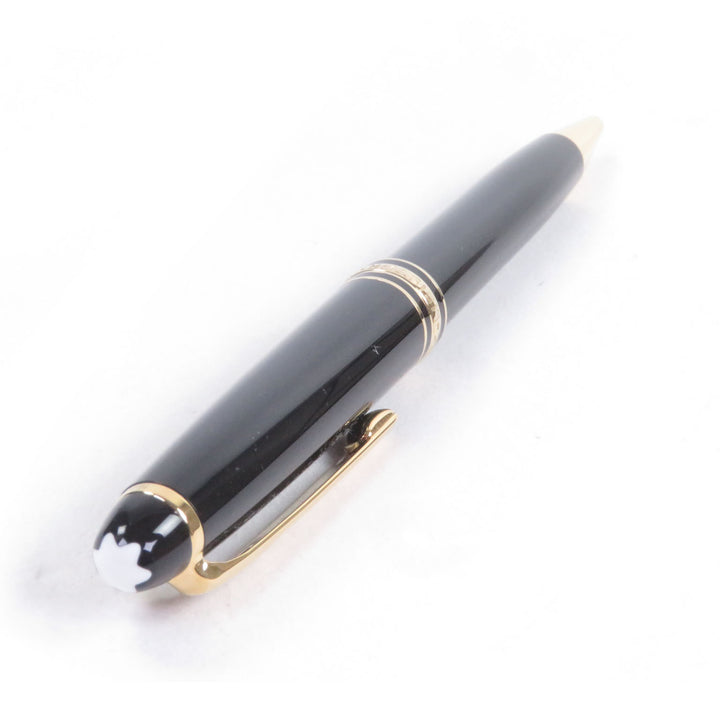 美品□MONTBLANC モンブラン マイスターシュテュック クラシック 現行品 ボールペン ブラック ゴールド ドイツ製 メンズ 筆記確認済み