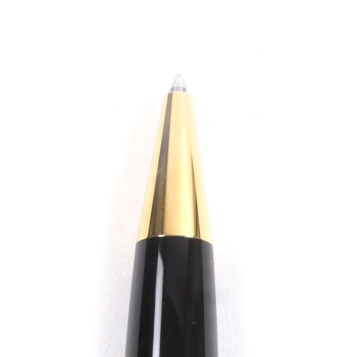 美品□MONTBLANC モンブラン マイスターシュテュック クラシック 現行品 ボールペン ブラック ゴールド ドイツ製 メンズ 筆記確認済み