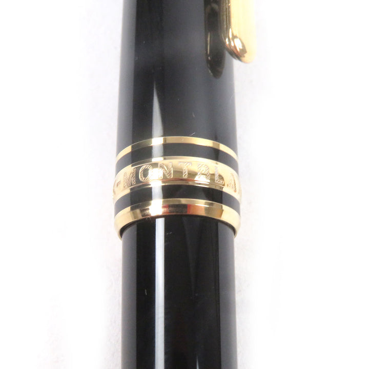 美品□MONTBLANC モンブラン マイスターシュテュック クラシック 現行品 ボールペン ブラック ゴールド ドイツ製 メンズ 筆記確認済み