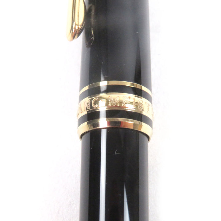 美品□MONTBLANC モンブラン マイスターシュテュック クラシック 現行品 ボールペン ブラック ゴールド ドイツ製 メンズ 筆記確認済み