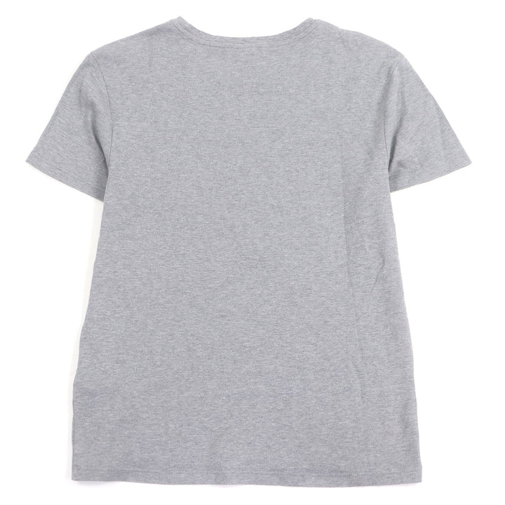 極美品□BERLUTI ベルルッティ ロゴパッチ クルーネック ショートスリーブ 半袖Ｔシャツ カットソー グレー XS イタリア製 正規品 メンズ
