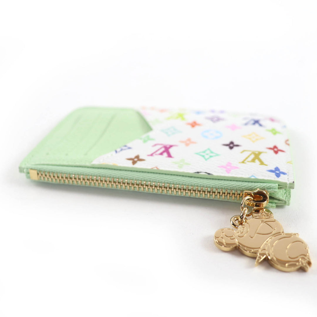 極美品☆LOUIS VUITTON MURAKAMI ルイヴィトン 村上隆 M13800 ポルトカルトロミー LV TM モノグラム アンプラント フラグメントケース