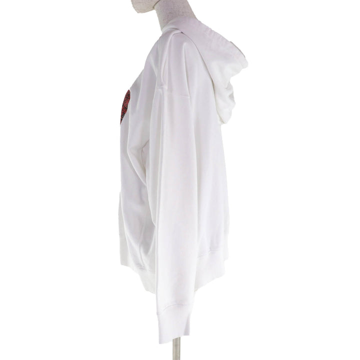 未使用品★Stella McCartney ステラマッカートニー 2023年製 6J0251 コットン100％ レコード フーディ パーカー ホワイト S 正規品