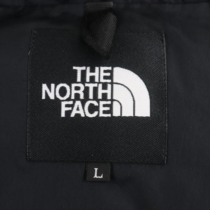 美品▼THE NORTH FACE ザ・ノースフェイス ND92041R Nuptse Hoodie ヌプシ フーディ ロゴ刺繍 ZIPUP ダウンジャケット L 正規品 メンズ