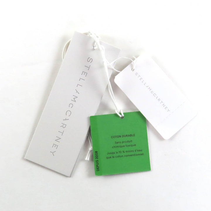 未使用品★Stella McCartney ステラマッカートニー 2023年製 6J0251 コットン100％ レコード フーディ パーカー ホワイト S 正規品