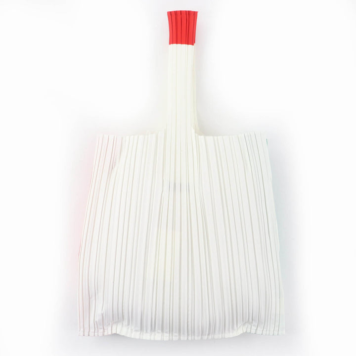 極美品☆IKKO TANAKA ISSEY MIYAKE イッコウタナカイッセイミヤケ PP07-AG721 プリーツバッグ ハンドバッグ マルチカラー 日本製