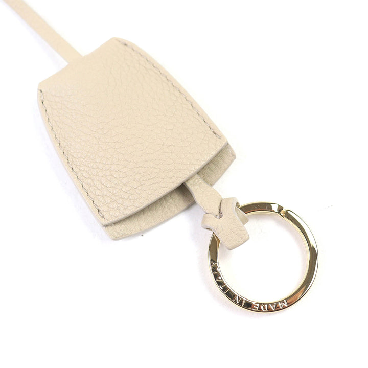 極美品△FERRAGAMO フェラガモ 219861 トートバッグ M カーフレザー クロシェット付き ライトベージュ 保存袋付き 伊製 定価264000円