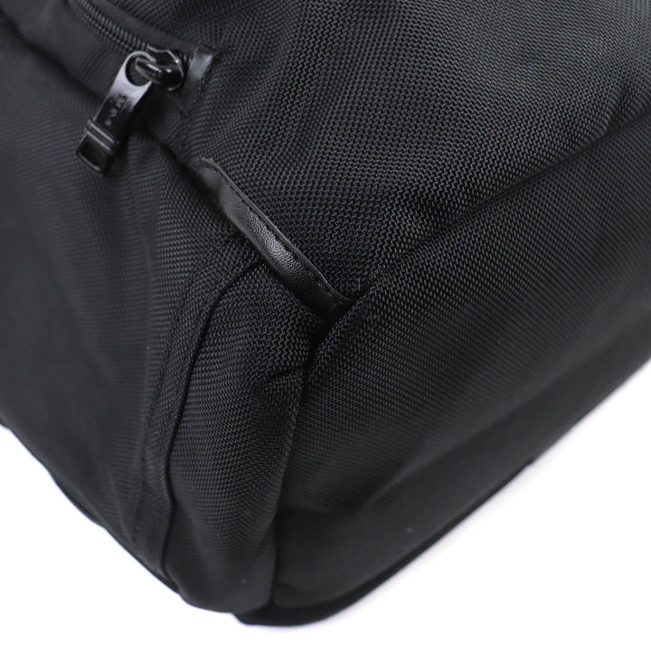 美品△TUMI トゥミ 2603174D3 ALPHA 3 BRAVO Flap Backpack バリスティックナイロン レザー使い リュック・デイパック ブラック メンズ