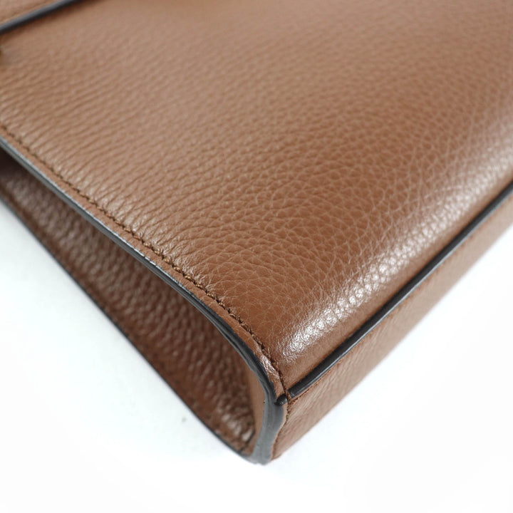 極美品☆BALLY バリー Carriage Shoulder Bag 2WAY レザー ハンドバッグ ショルダーバッグ ブラウン ゴールド金具 イタリア製 レディース