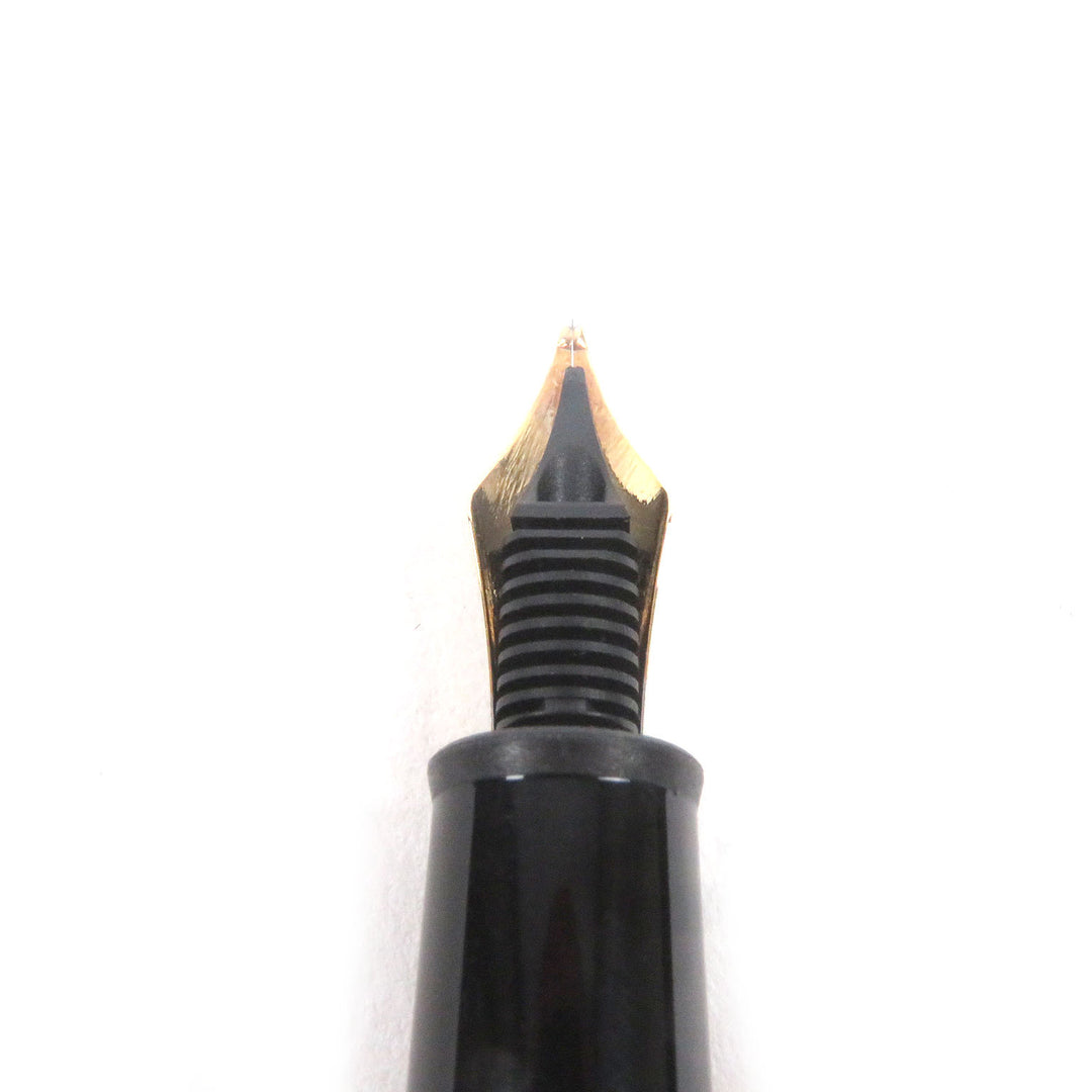 極美品□MONTBLANC モンブラン マイスターシュテュック クラシック ショパン Pix 145 ペン先14K Mニブ 万年筆 ブラック ドイツ製