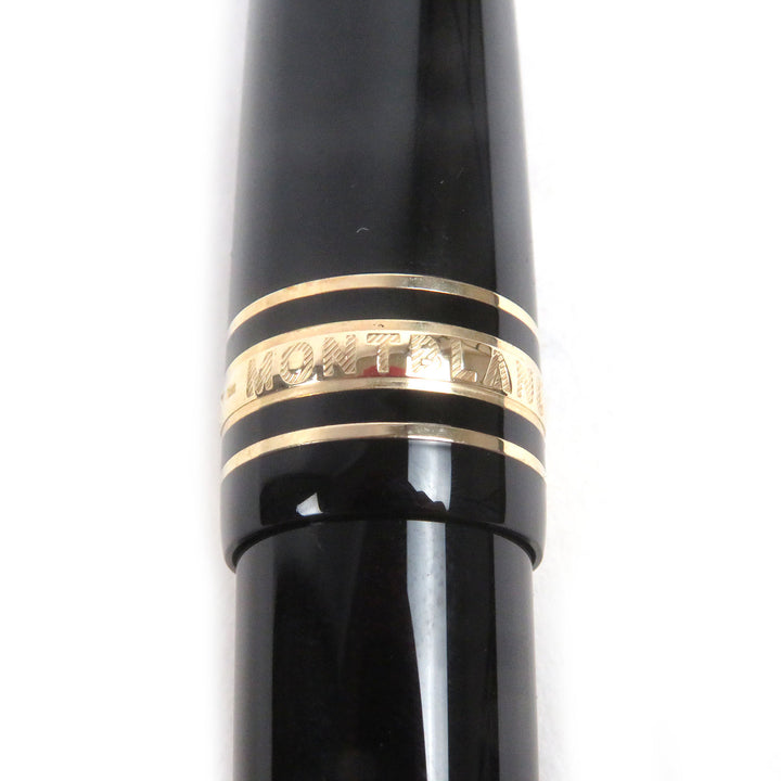 極美品□MONTBLANC モンブラン マイスターシュテュック クラシック ショパン Pix 145 ペン先14K Mニブ 万年筆 ブラック ドイツ製