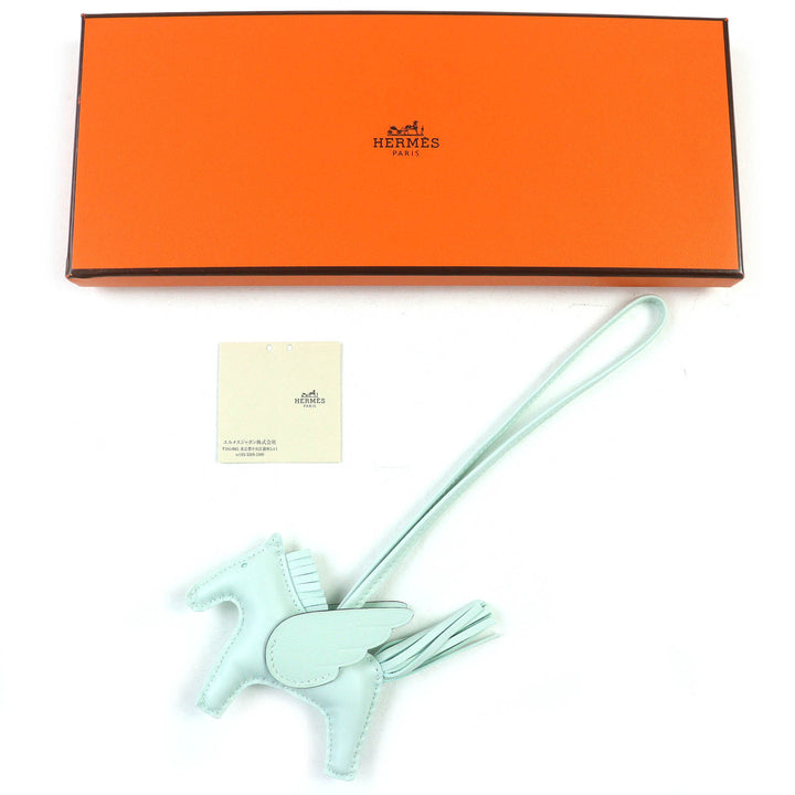 未使用品△HERMES エルメス ロデオチャーム ペガサスPM アニョーミロ ソーヴェルペパーミント バッグチャーム W刻印 箱付き　フランス製