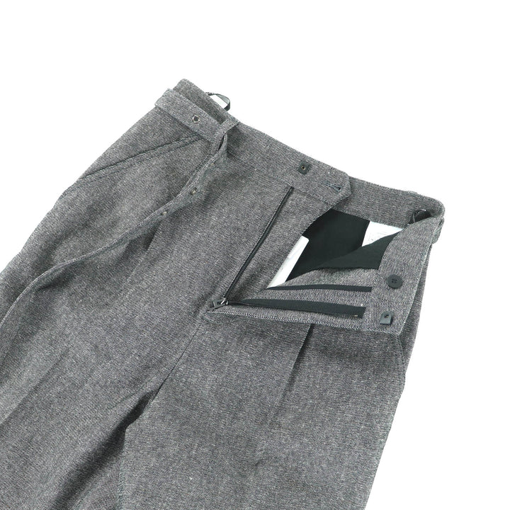 未使用品★Christian Dior クリスチャンディオール 247P69A3439 センタープレス スラックス ベルテッドパンツ グレー 40 伊製 正規品