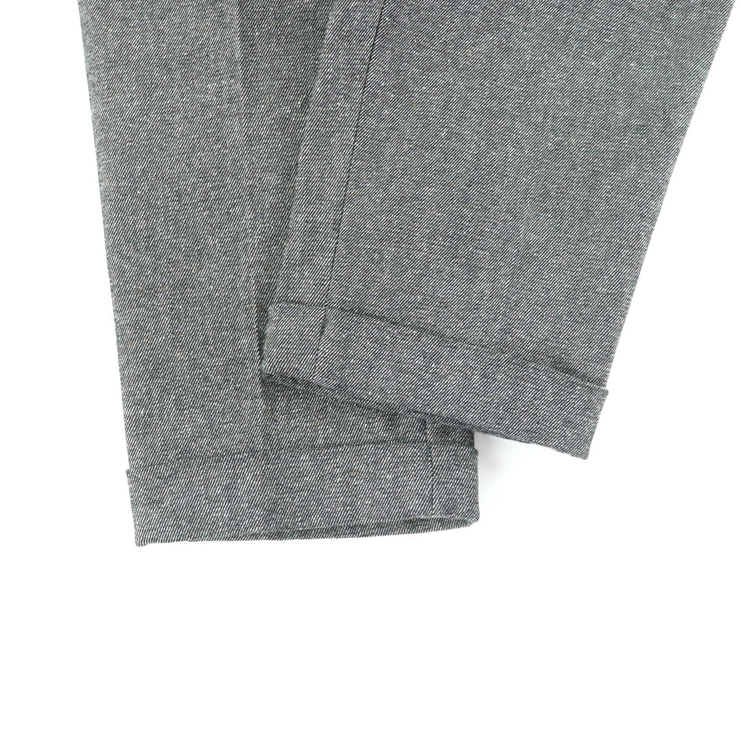 未使用品★Christian Dior クリスチャンディオール 247P69A3439 センタープレス スラックス ベルテッドパンツ グレー 40 伊製 正規品