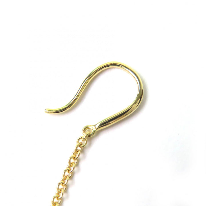 極美品△TIFFANY&amp;Co. ティファニー ハードウェア ボール ピアス フック 両耳用 750(YG) ゴールド イタリア製 重量4.9g 箱付き レディース