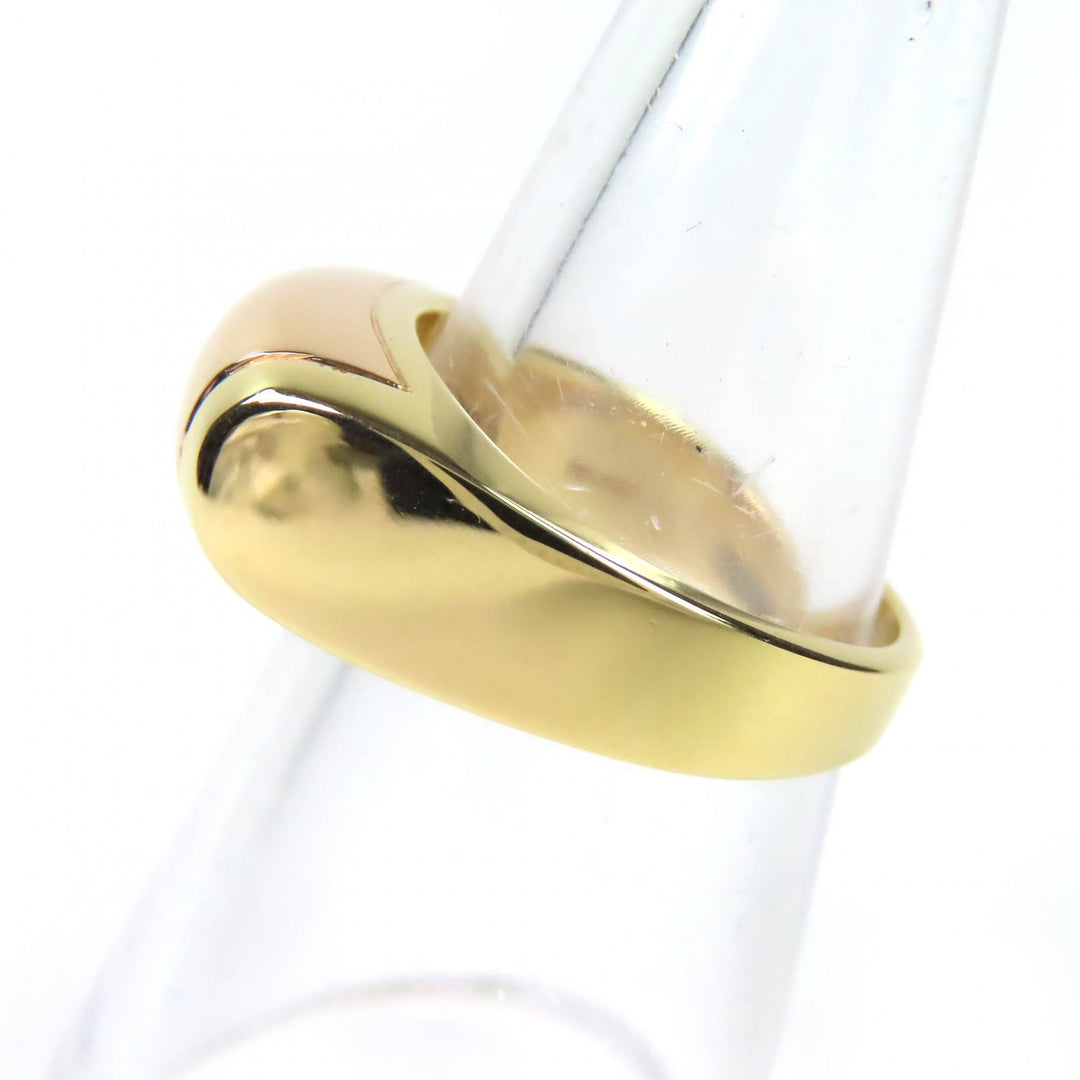 極美品△BVLGARI ブルガリ トロンケット リング 指輪 750(PG) ゴールド 日本サイズ約14号相当 重量8.9g レディース オススメ◎