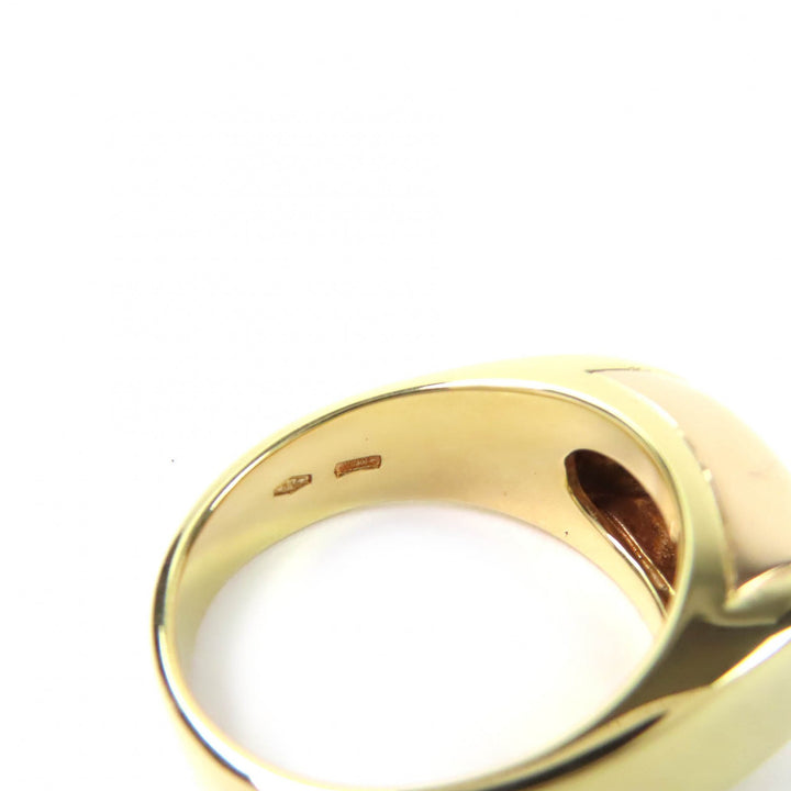 極美品△BVLGARI ブルガリ トロンケット リング 指輪 750(PG) ゴールド 日本サイズ約14号相当 重量8.9g レディース オススメ◎