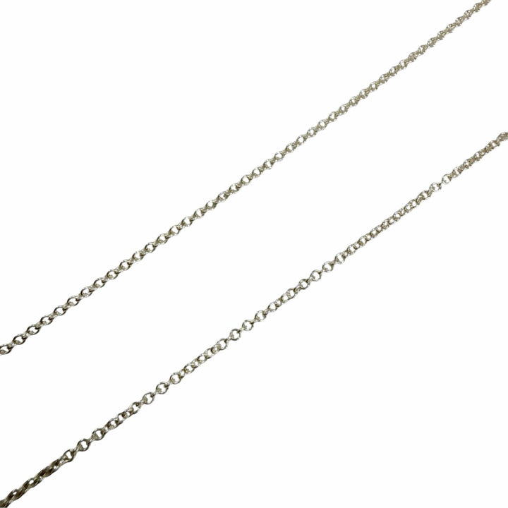 美品☆TIFFANY&amp;Co. ティファニー 925 ハートクローバー 1P フレッシュウォーターパール ネックレス シルバー 重量2.6g 箱・保存袋付き