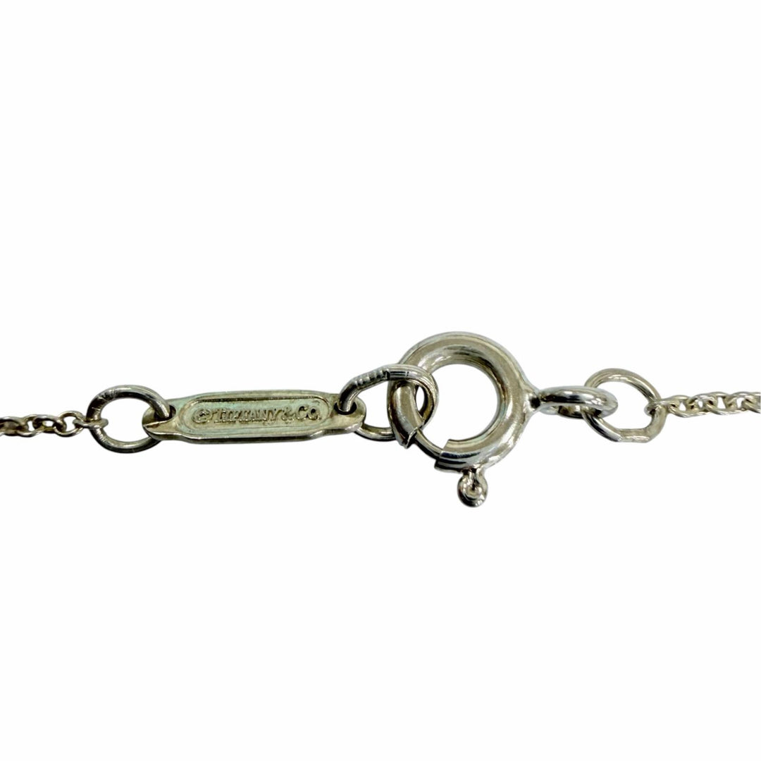美品☆TIFFANY&amp;Co. ティファニー 925 ハートクローバー 1P フレッシュウォーターパール ネックレス シルバー 重量2.6g 箱・保存袋付き