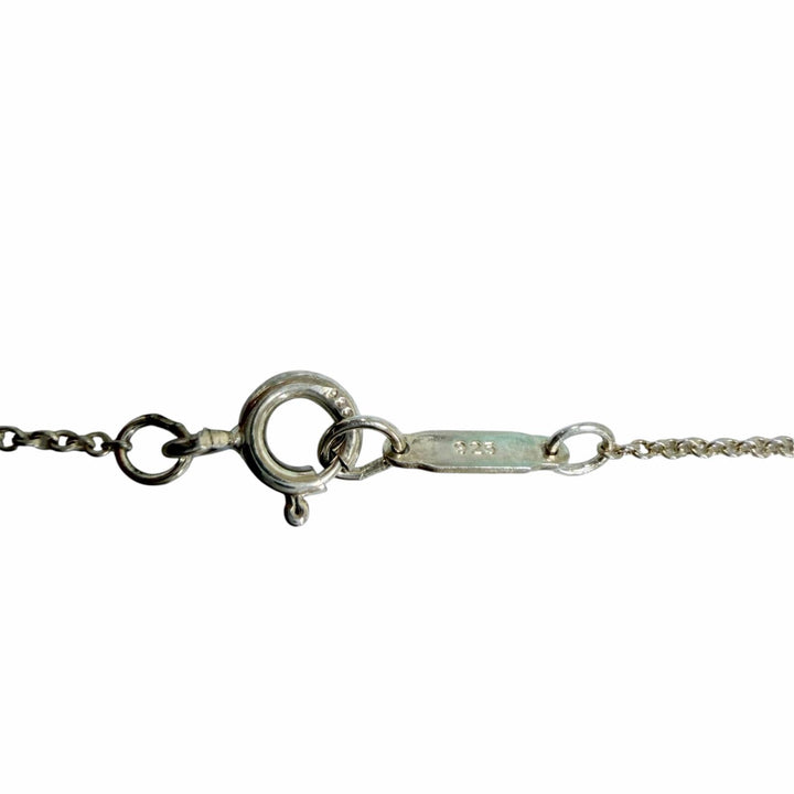 美品☆TIFFANY&amp;Co. ティファニー 925 ハートクローバー 1P フレッシュウォーターパール ネックレス シルバー 重量2.6g 箱・保存袋付き