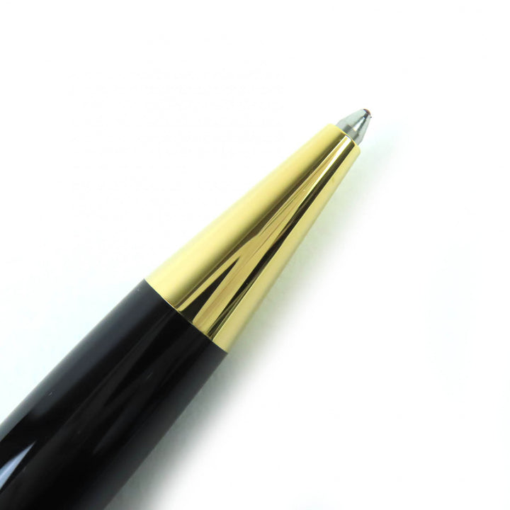 極美品△MONTBLANC モンブラン マイスターシュテュック クラシック ツイスト式 ボールペン 現行品 ブラック ゴールド 箱付 筆記確認済み