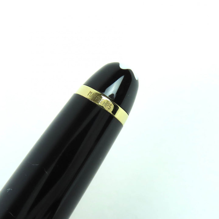 極美品△MONTBLANC モンブラン マイスターシュテュック クラシック ツイスト式 ボールペン 現行品 ブラック ゴールド 箱付 筆記確認済み