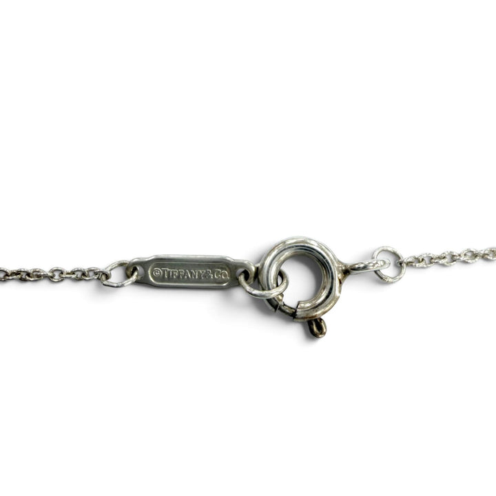 美品☆TIFFANY&amp;Co. ティファニー リターントゥティファニー ミニダブルハートタグ ネックレス 925 シルバー 重量3.0g 箱・保存袋付
