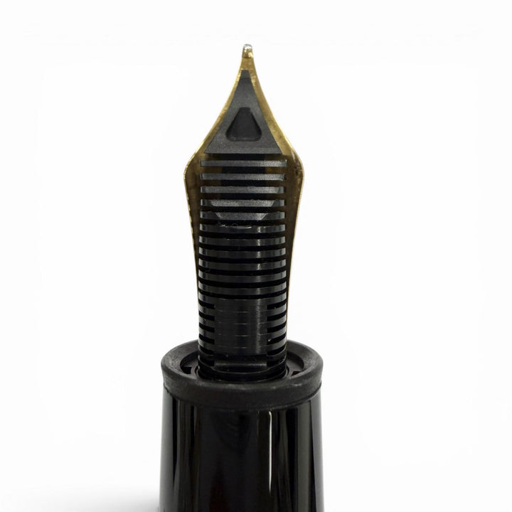 極美品▼MONTBLANC モンブラン マイスターシュテュック 149 Pix ペン先18K ホワイトスター 万年筆 ブラック ゴールド ドイツ製 箱付き