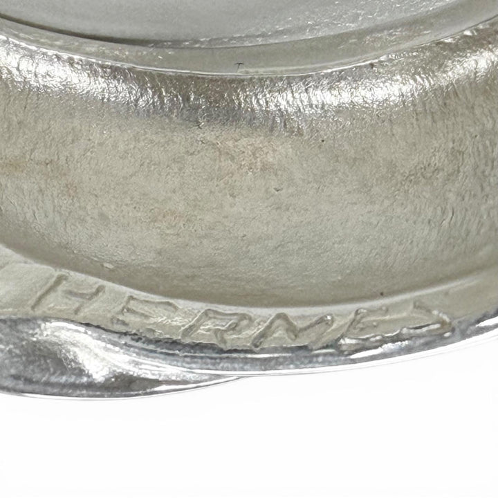 美品▼HERMES エルメス ヴィンテージ 925 リボンモチーフ リング 指輪 シルバー JP9号 重量8.2g メンズ レディース アクセサリー