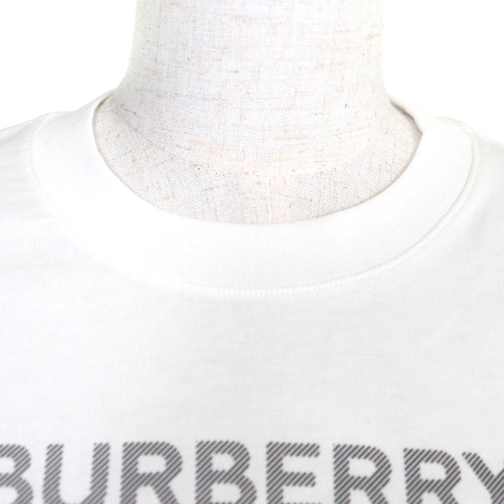 未使用品◇BURBERRY バーバリー 8064473 コットン100％ ホースフェリー ロゴ ショートスリーブ 半袖Ｔシャツ 白 XS 正規品 レディース