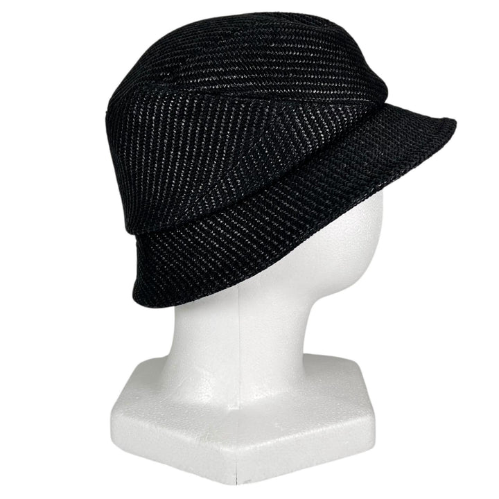極美品▲HELEN KAMINSKI ヘレンカミンスキー ABBEY ウール コットン バケットハット 帽子 ブラック ONE SIZE 正規品 レディース