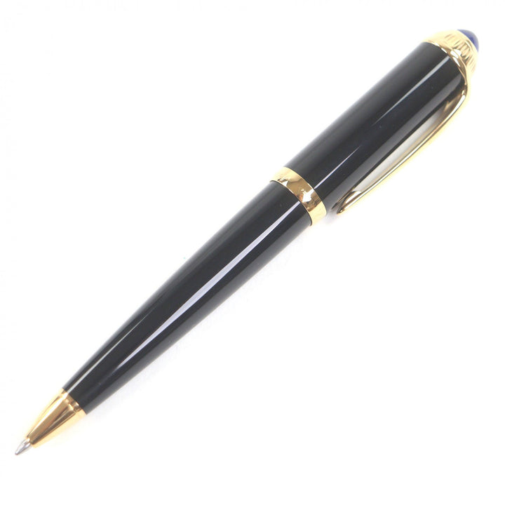 極美品□Cartier カルティエ ロードスター ドゥ カルティエ ブルージェムストーン ツイスト式 ボールペン ブラック ゴールド 仏製 筆記OK